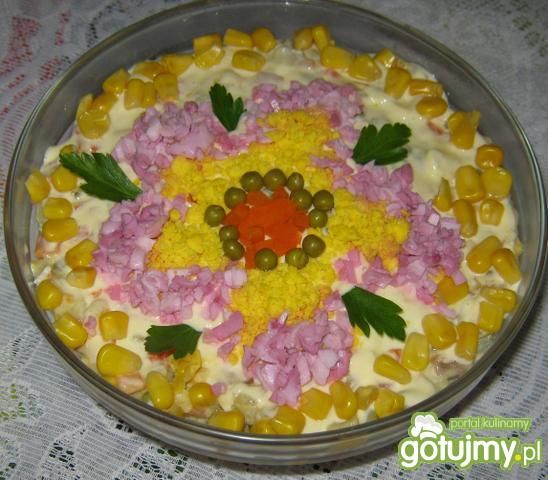 Sałatka warzywna z grzybkami