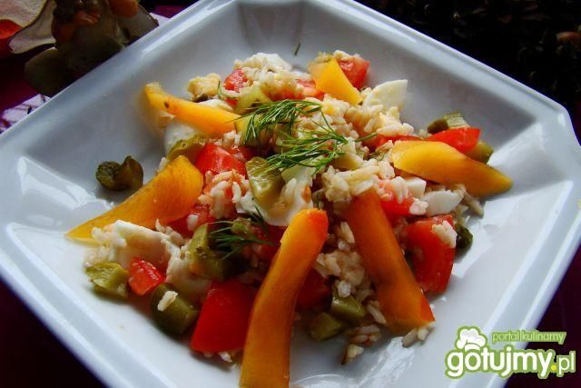 Sałatka warzywna z kaki 