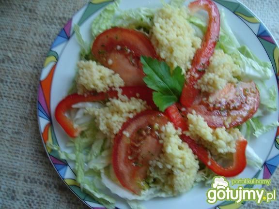 Sałatka warzywna z kuskusem