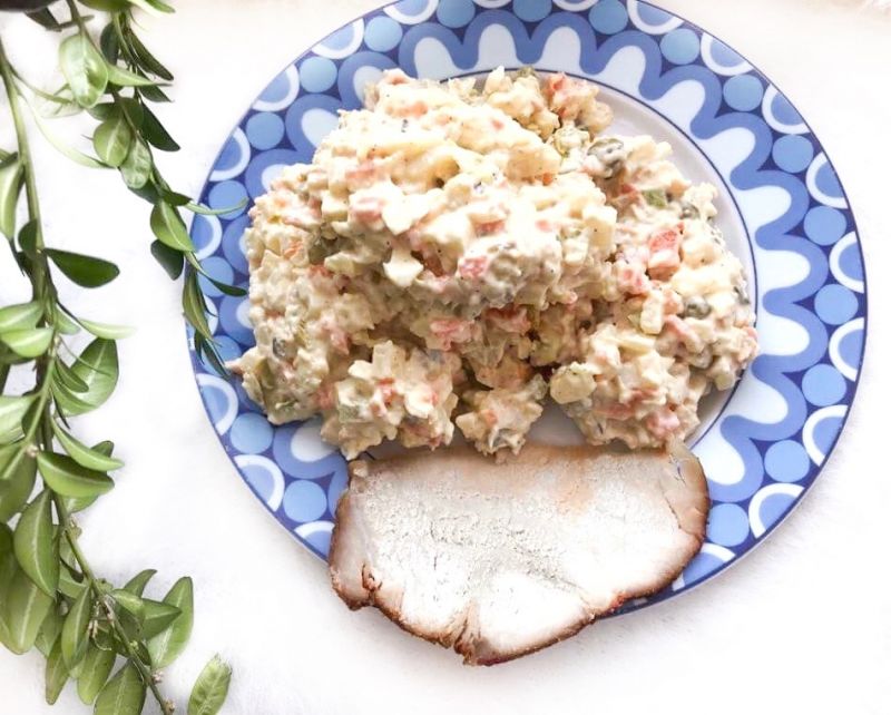 Sałatka warzywna z majonezem Sałatka warzywna z majonezem