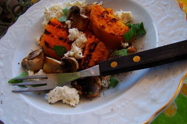 Sałatka z batatów na ciepło 