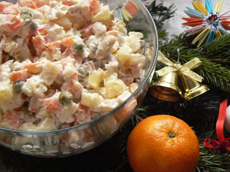 Sałatka z białą fasolą Sałatka z białą fasolą