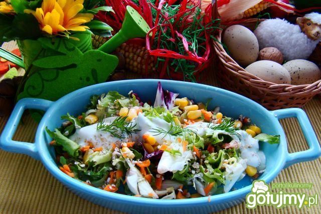 Sałatka z błonnikiem  Sałatka z błonnikiem