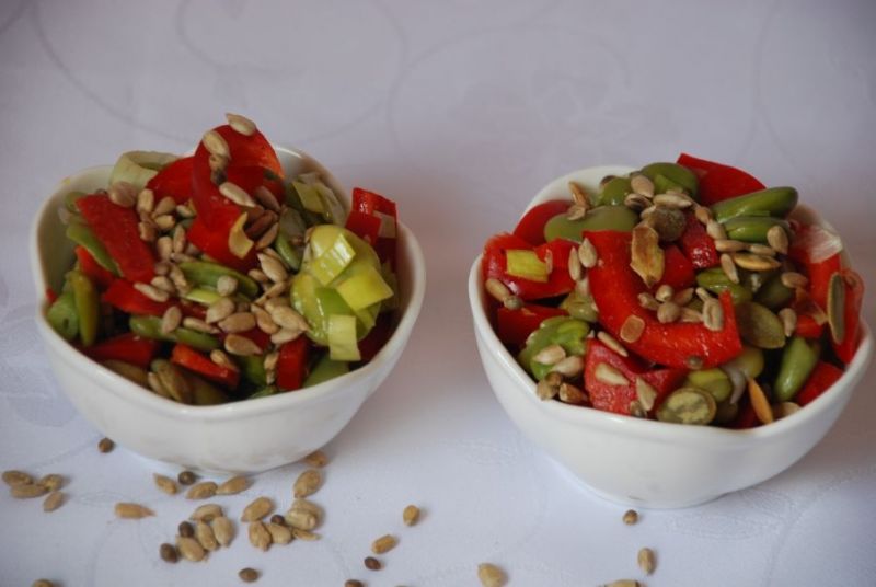 Sałatka z bobem  Sałatka z bobem