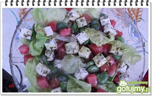 Sałatka z bobem i arbuzem Eli
