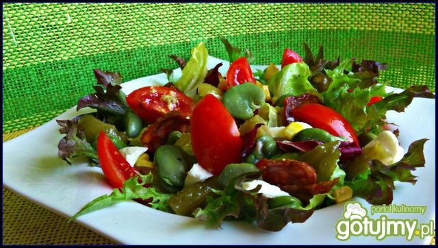 Sałatka z bobem wg zewa