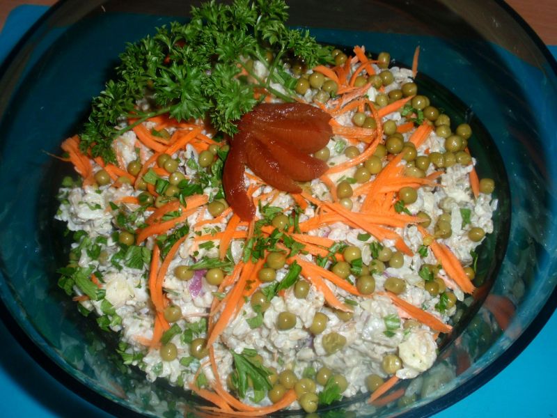 Sałatka z brązowego ryżu