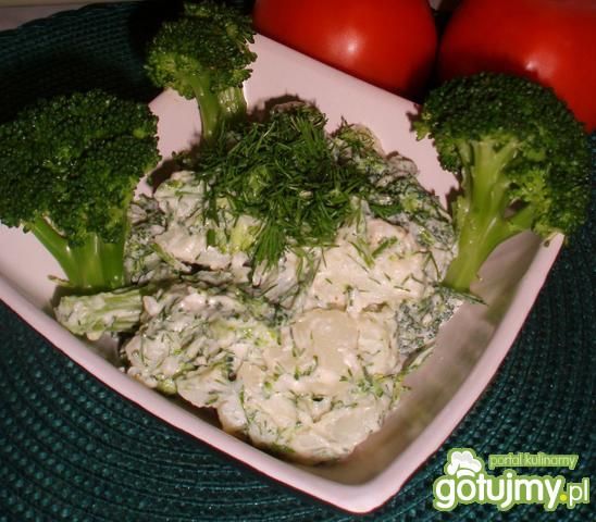 Sałatka z brokułem ,koprem i ziemniakami Sałatka z brokułem ,koprem i ziemniakami