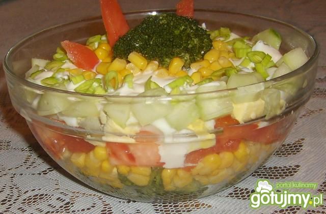 Sałatka z brokułem wg beatkaa153 Sałatka z brokułem wg beatkaa153