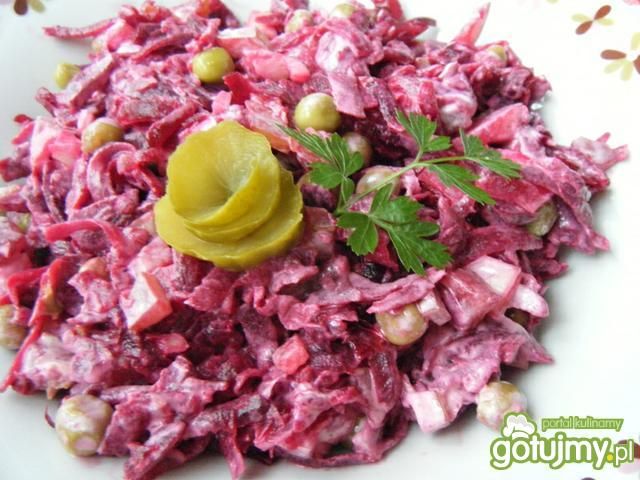 Sałatka z buraków czerwonych