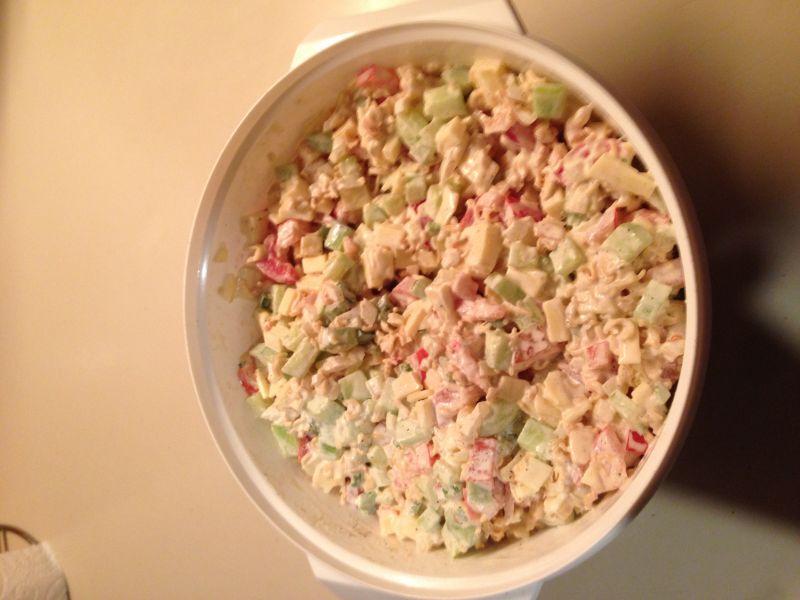 Sałatka z chińskich zupek