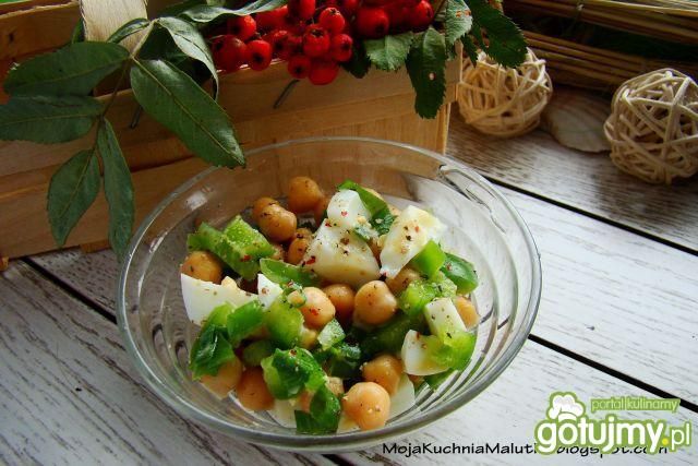 Sałatka z cieciorki i jajka Sałatka z cieciorki i jajka