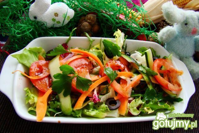 Sałatka z cukinia i octem balsamicznym  Sałatka z cukinia i octem balsamicznym