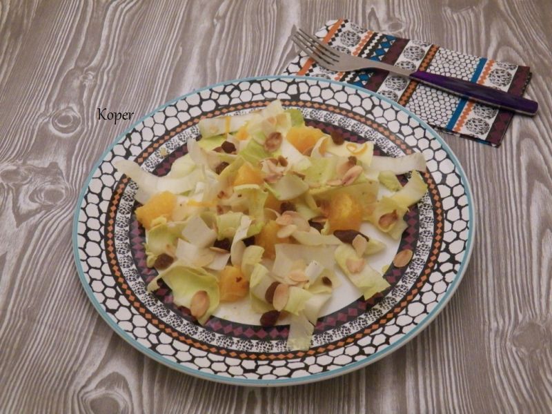 Sałatka z cykorią i pomarańczami Sałatka z cykorią i pomarańczami