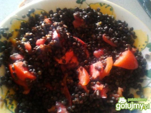 Sałatka z czarnej soczewicy Sałatka z czarnej soczewicy