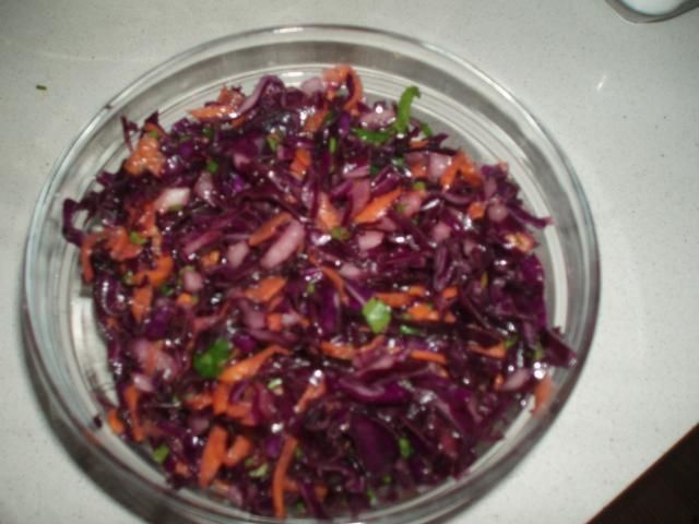 Sałatka z czerwonej kapusty