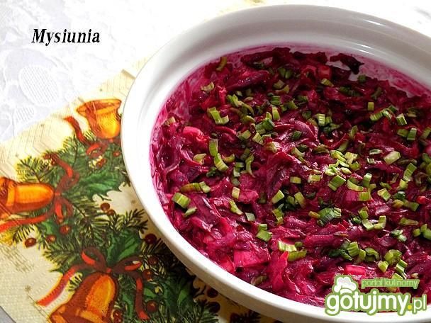 Sałatka z czerwonych buraczków