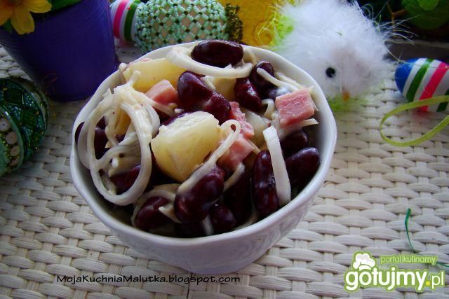 Sałatka z fasoli i selera 