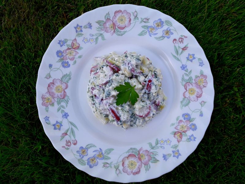 Sałatka z fasolką szparagową