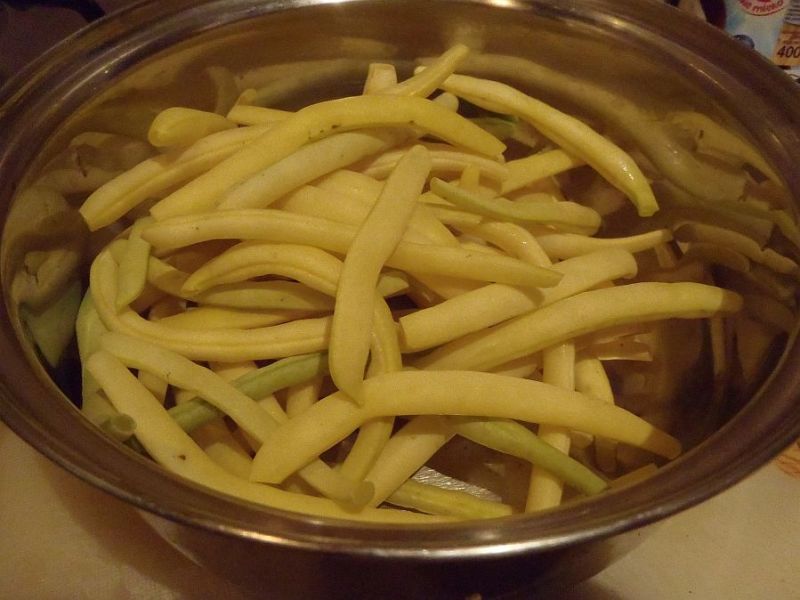 Sałatka z fasolki szparagowej