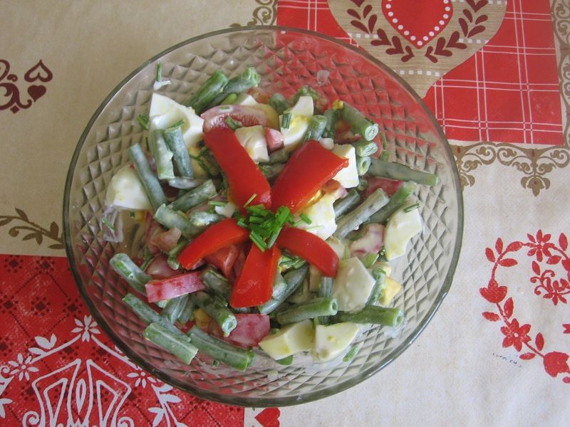 Sałatka z fasolki szparagowej Sałatka z fasolki szparagowej