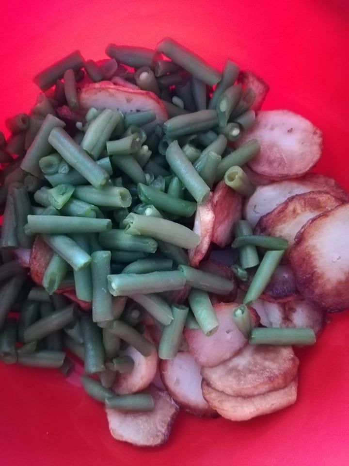 Sałatka z fasolki szparagowej i  ziemniaków 