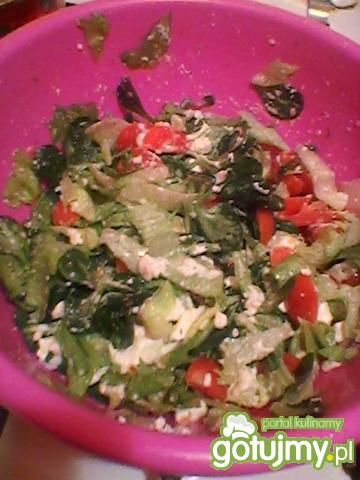 Sałatka z fetą wg Justynak