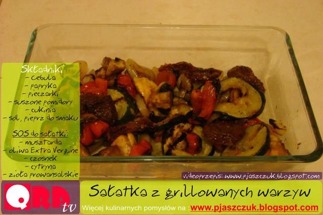 Sałatka z grillowanych warzyw Sałatka z grillowanych warzyw