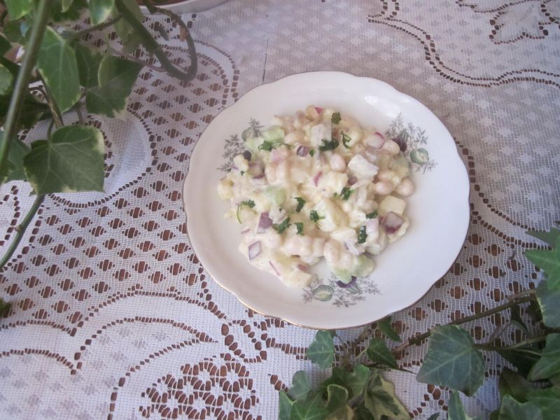 Sałatka z groszkiem