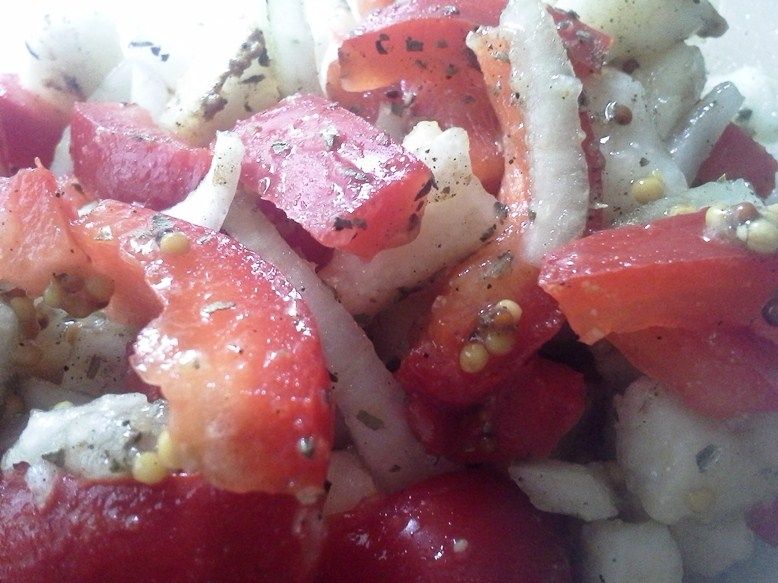 Sałatka z gruszki i papryki Sałatka z gruszki i papryki