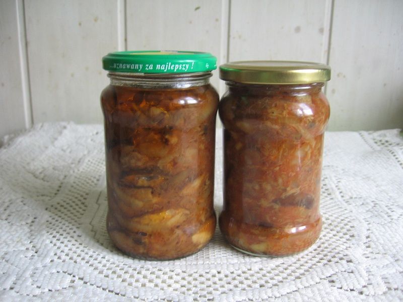 Sałatka z grzybów - przetwory