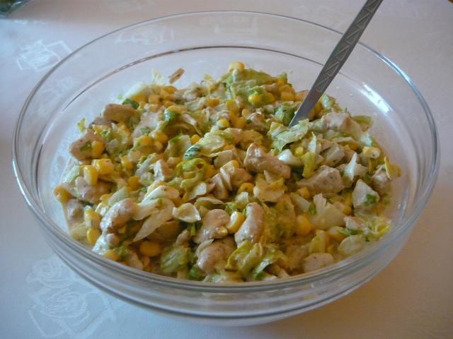 Sałatka z gyrosem  Sałatka z gyrosem