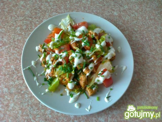 Sałatka z gyrosem wg Konczi  Sałatka z gyrosem wg Konczi