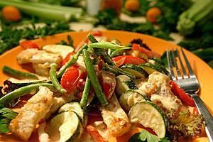 Sałatka z indyka curry Sałatka z indyka curry