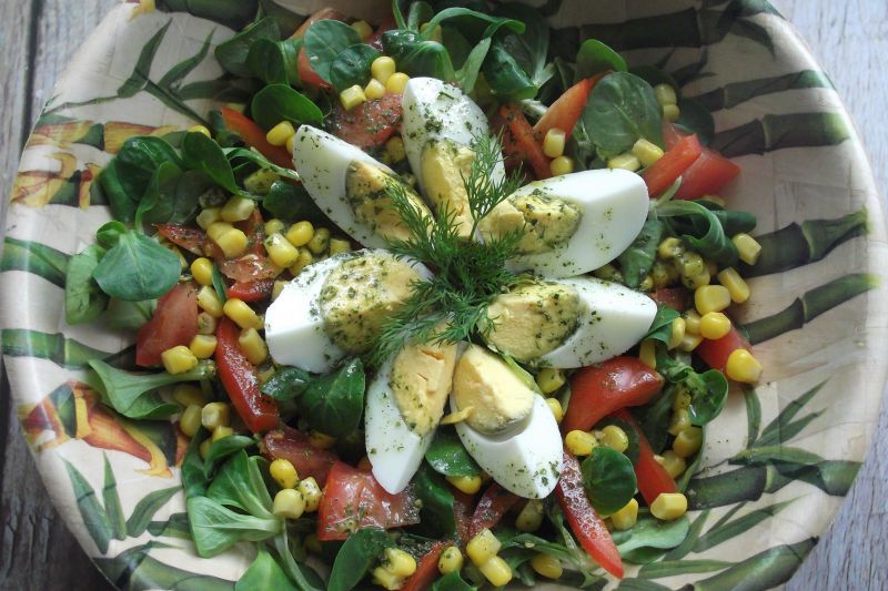 Sałatka z jajem