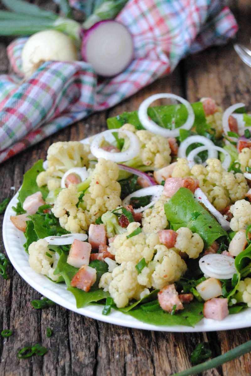 Sałatka z kalafiorem