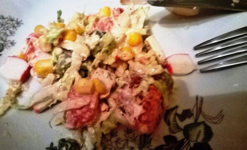 Sałatka z kaparami i rzodkiewkami 