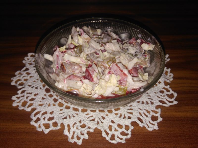 Sałatka z kapustą pekińską