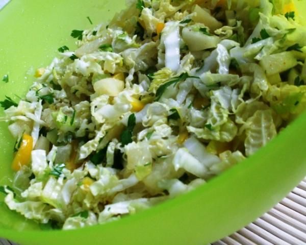 Salatka z kapusta pekinska, grejfrutem, Salatka z kapusta pekinska, grejfrutem,