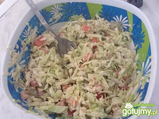 Sałatka z kapustami do ziemniaków Sałatka z kapustami do ziemniaków