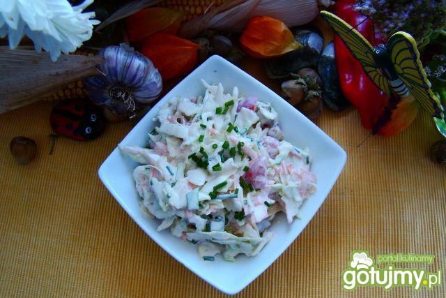 sałatka z kapusty chrzanowa