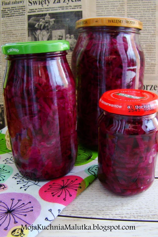 Sałatka  z kapusty czerwonej i białej 