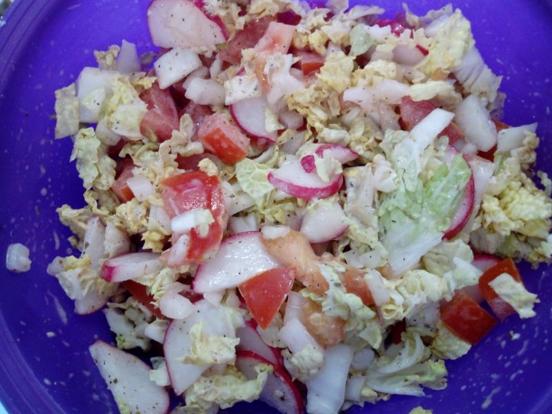 Sałatka z kapusty pekińskiej