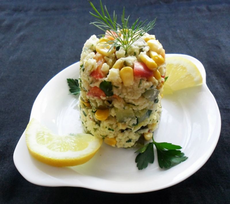 Sałatka z kasza jaglaną  Sałatka z kasza jaglaną