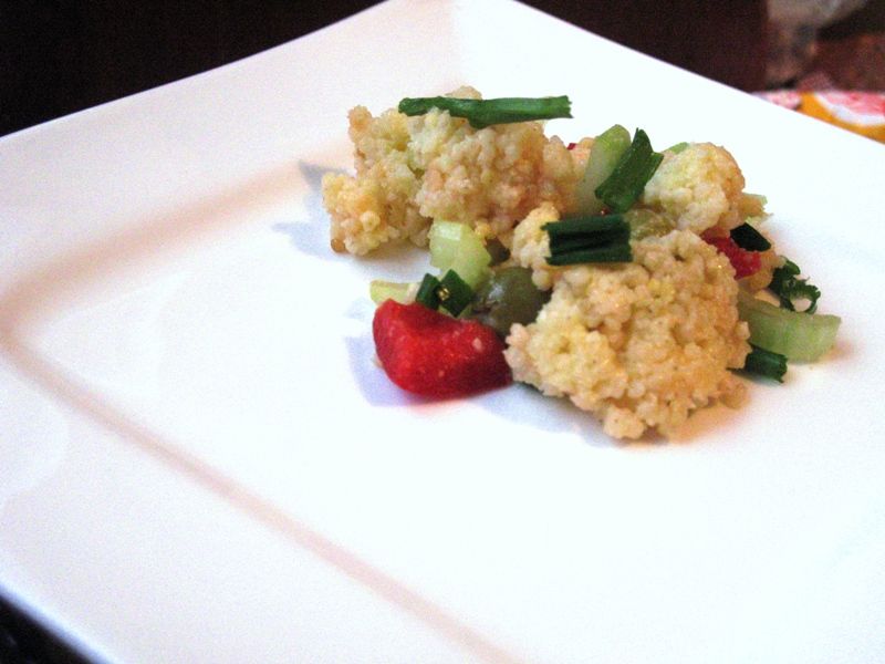 Sałatka z kaszy jaglanej Sałatka z kaszy jaglanej