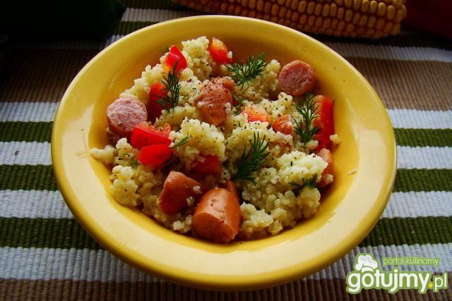 Sałatka z kaszy jaglanej  Sałatka z kaszy jaglanej