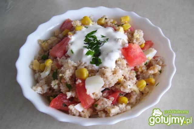 Sałatka z kaszy jęczmiennej