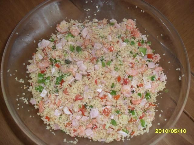 Salatka z kaszy kuskus Tabule