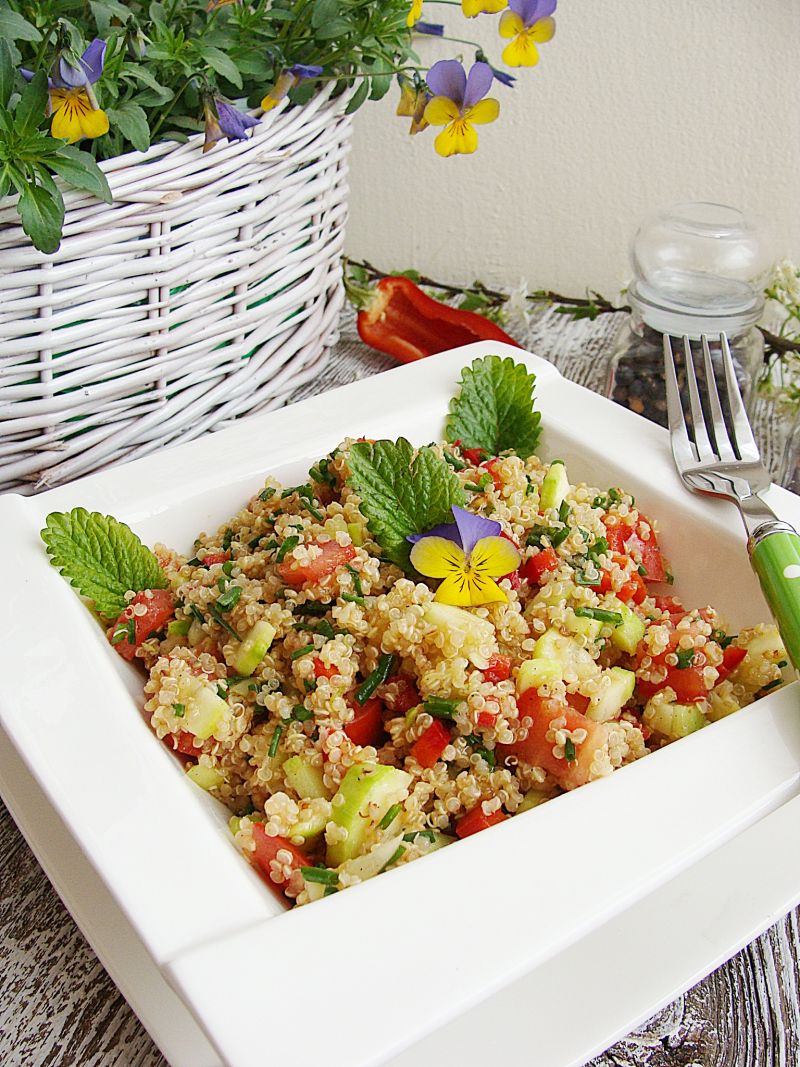 Sałatka z kosmosą ryżową Sałatka z kosmosą ryżową