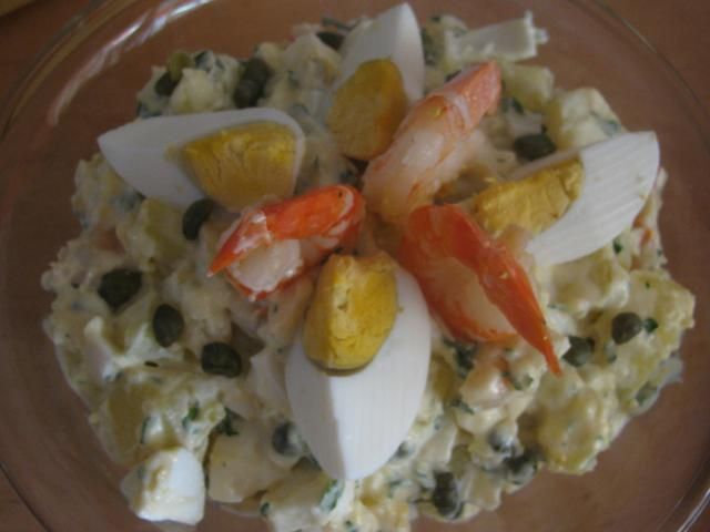 Salatka z krewetek Salatka z krewetek